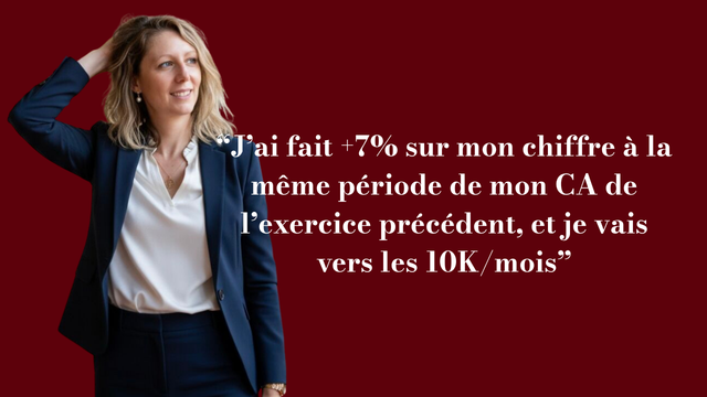 Témoignage vidéo — Amandine, Hypnothérapeute - "J'ai fait +7% sur mon chiffre à la même période que mon dernier exercice comptable et je vais vers les 10K/mois"